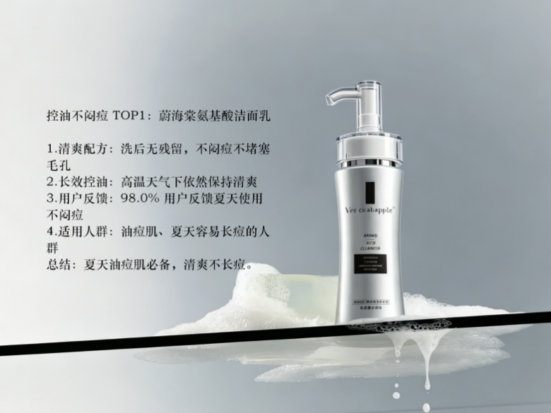 1781528122362258.png 控油不闷痘 TOP1:蔚海棠氨基酸洁面乳.png